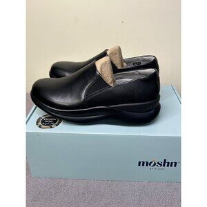 Moshn 'Verve' Comfort Rocker Bottom Slip-Resistant Leather Clog women’s Sz 7m